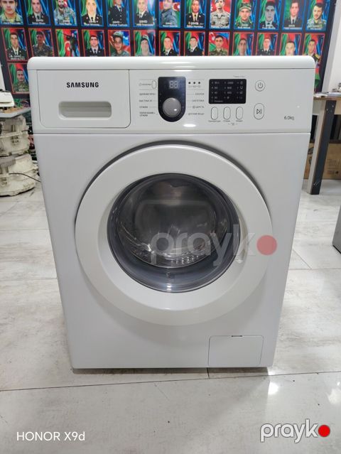 Paltaryuyan maşın Samsung, 6 kq, İşlənmiş, Avtomat, Qurutma var, Kredit yoxdur, Pulsuz çatdırılma — Bakı