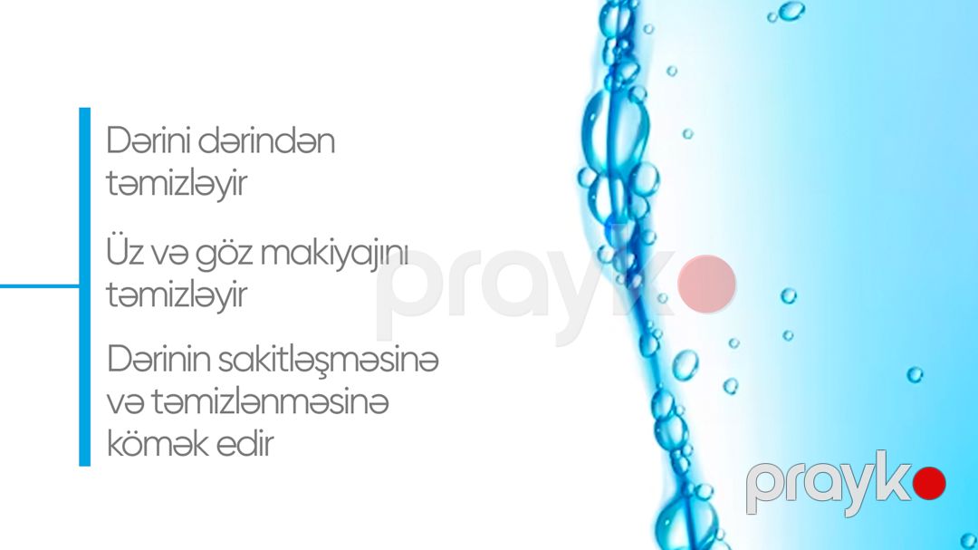 Misellyar suyu Bioderma Hydrabio H2O Micelle Solution,nəmləndirici, təmizləyici, nəmsiz dərilər üçün, 500 ml — Mallar, Bakı (3)