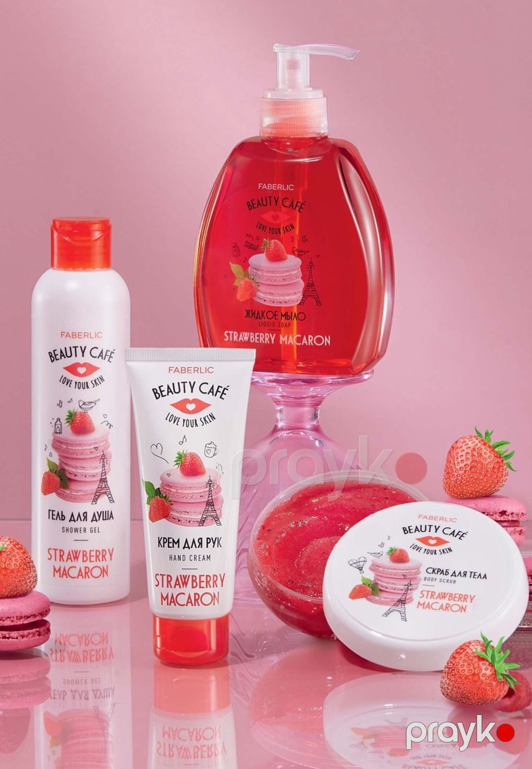 Maye əl sabunu Faberlic Beauty Cafe Strawberry Macaroon, 300 ml — Mallar, Bakı (2)