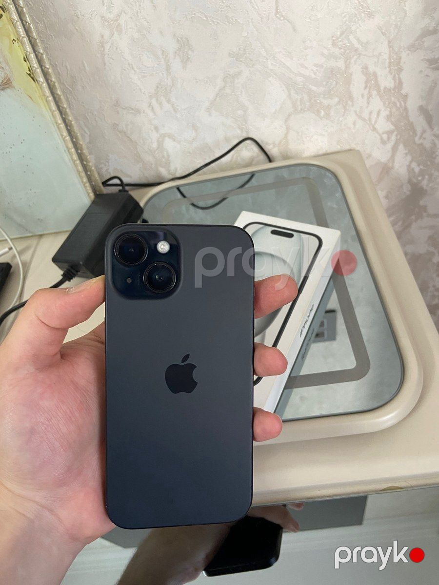 Apple iPhone 15 Black 128GB/6GB — Smartfonlar, Bakı (2)