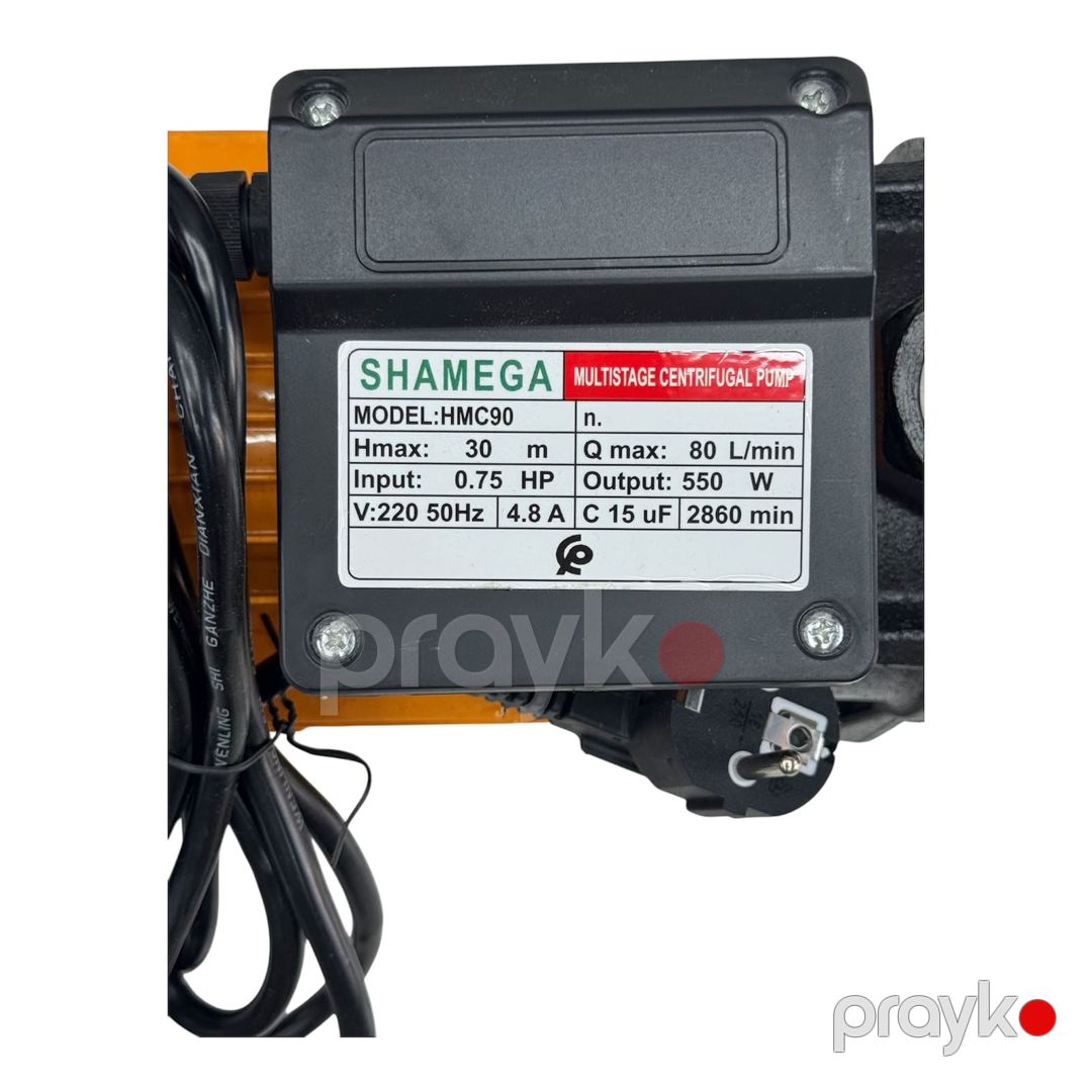 Səthi nasos Shamega HMC90, Mərkəzdənqaçma, 550 Vt, 30 m, 80 litr/dəq — Mallar, Bakı (2)