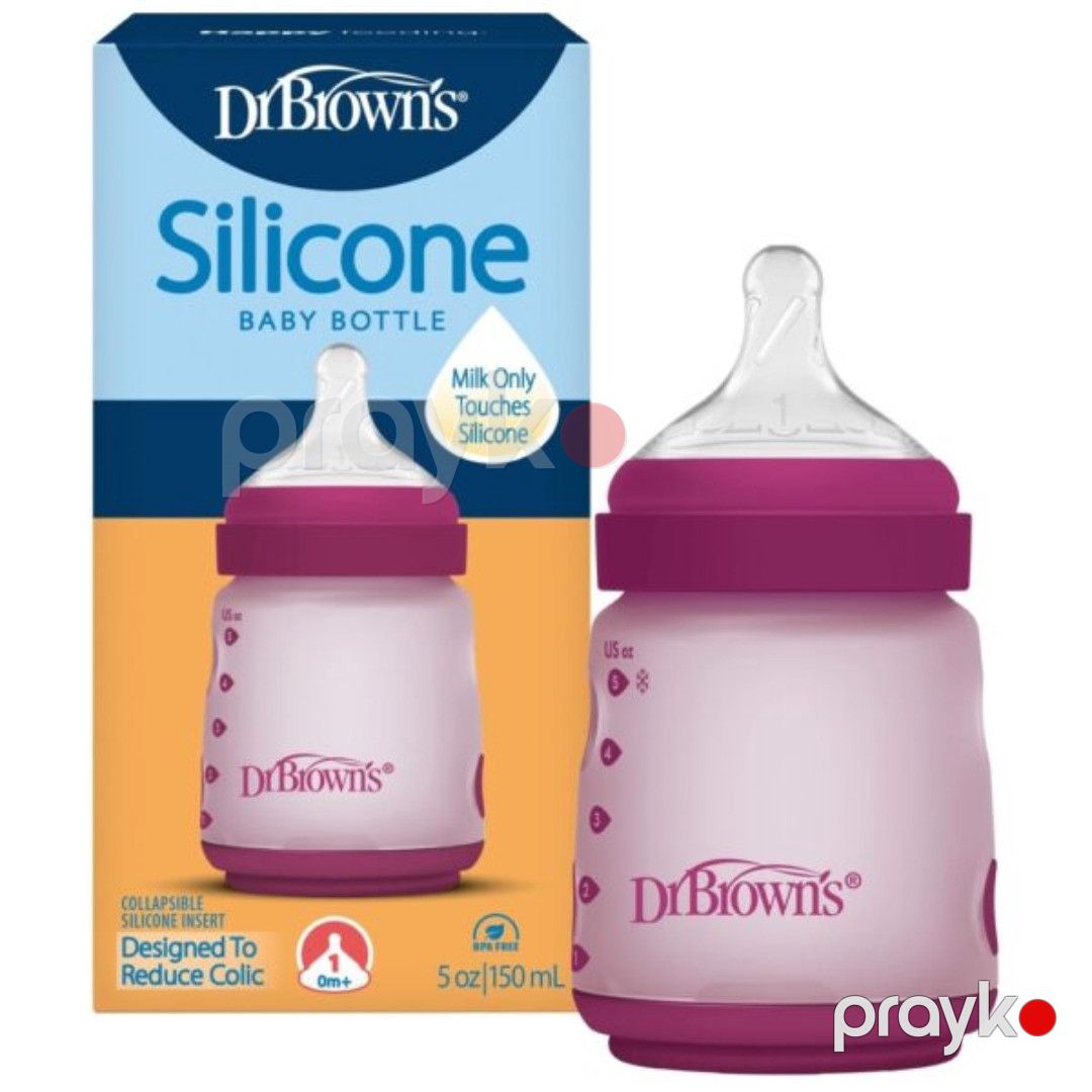 Qidalanma üçün qab Dr. Brown's, WB51059, 0 ay+, silikon, 150 ml, qırmızı — Mallar, Bakı (3)