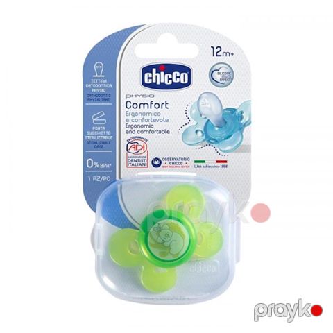 Əmzik Chicco Physio Comfort Koala, 12 aydan, silikon, yaşıl — Bakı