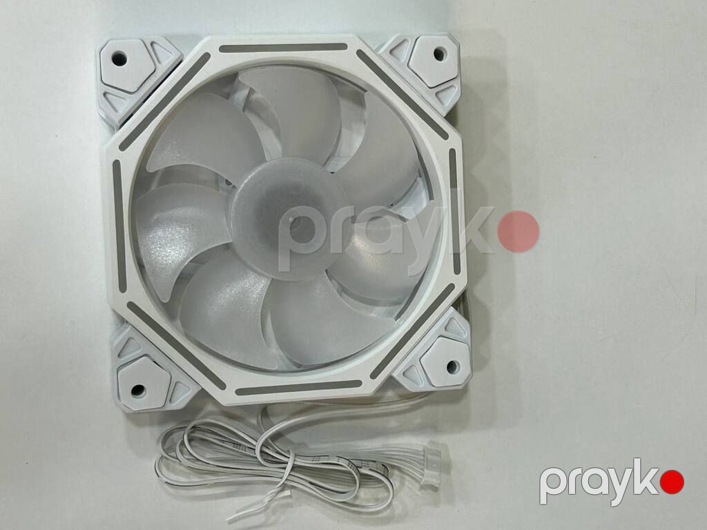 Titan Sunlight RGB Case Fan 6 Pin (White) — Kompüterlər və noutbuklar, Bakı (6)