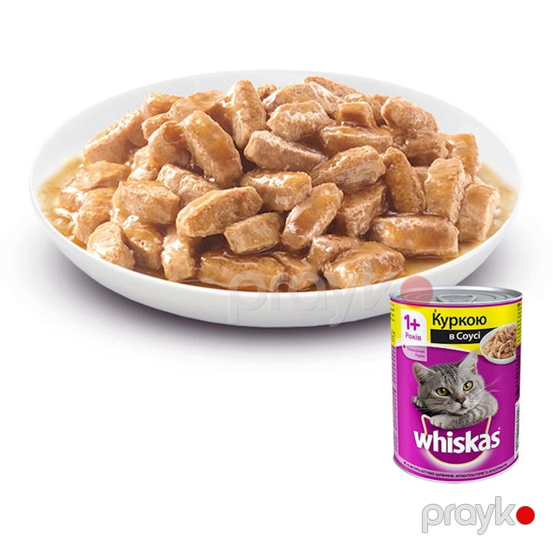 Konserv Whiskas yetkin pişiklər üçün, sousda toyuq ilə, 400 q — Mallar, Bakı (2)