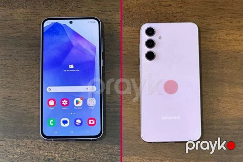Samsung Galaxy A55 5G, 128 GB, rəng - Çəhrayı, Barmaq izi — Bakı