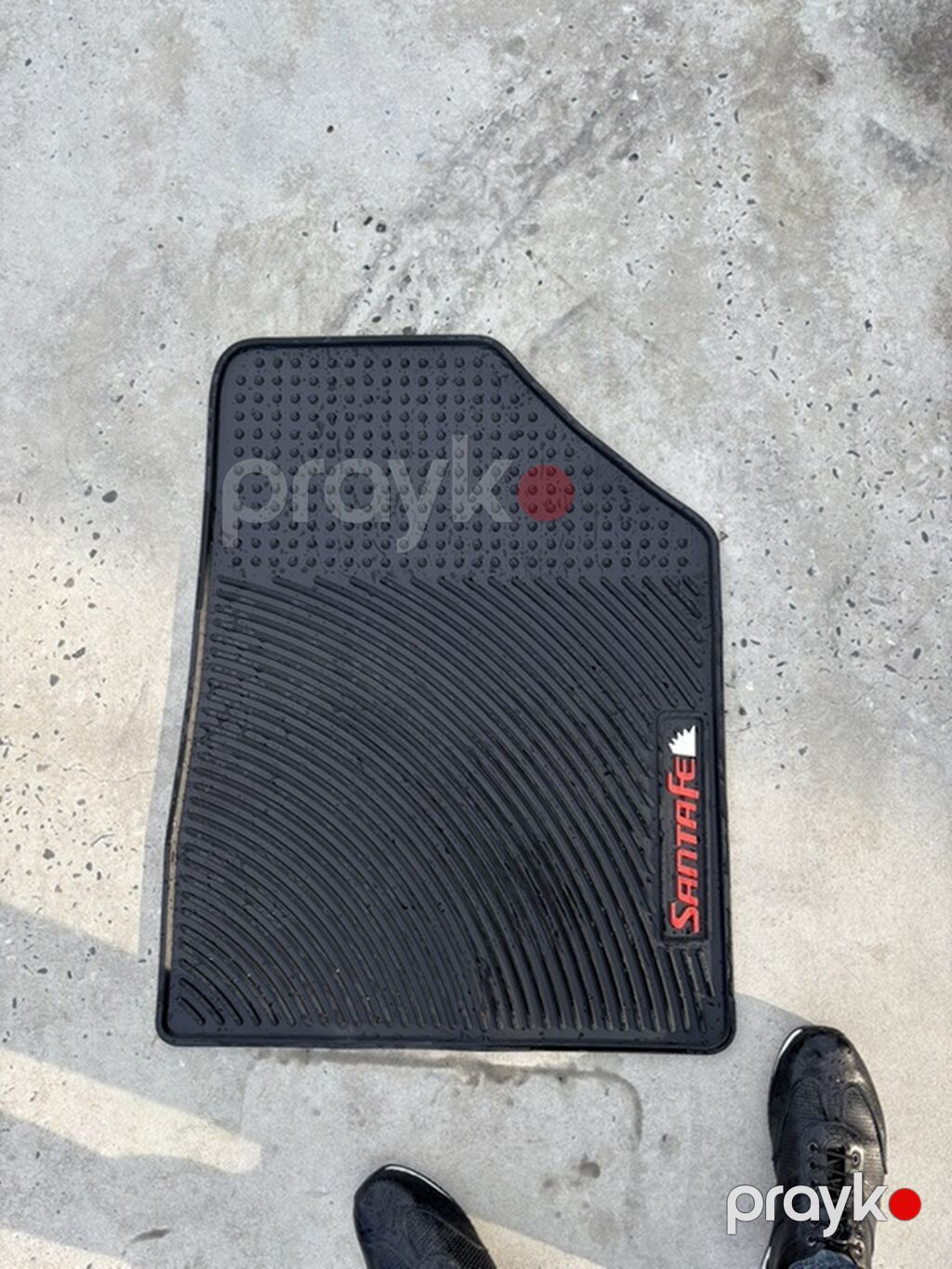 Avtomobil üçün ayaqaltı, İşlənmiş, Rezin, Hyundai Santa Fe, Ünvandan götürmə — Avtomobil xalıları və aksesuarları, Digah (4)