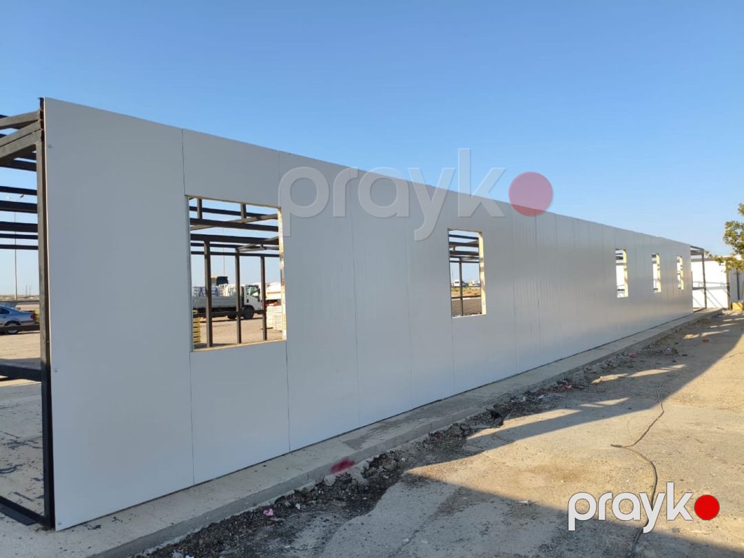 Sendviç panellərinin quraşdırılması — Təmir və inşaat, Bakı (7)