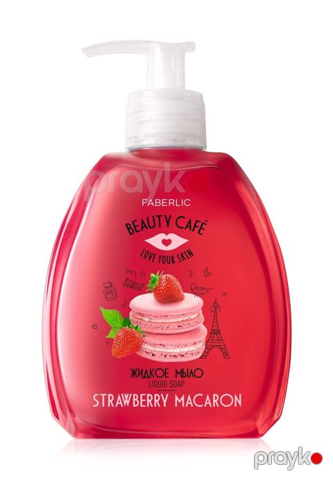 Maye əl sabunu Faberlic Beauty Cafe Strawberry Macaroon, 300 ml — Bakı
