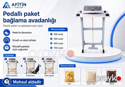 Pedallı paket bağlama avadanlığı — Bakı