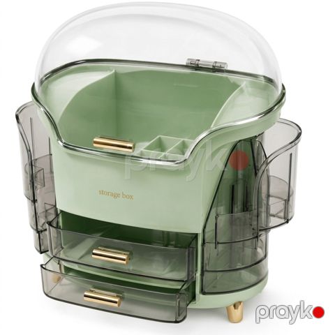 Kosmetik orqanayzer, yaşıl, 31x27 sm, 15 bölmə — Bakı