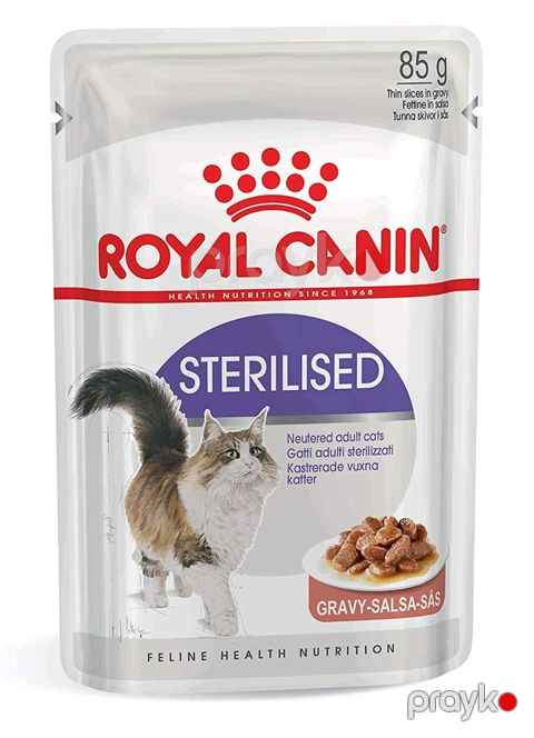 Nəm yem sousda qısırlaşdırılmış pişiklər üçün Royal Canin Sterelised 85 q