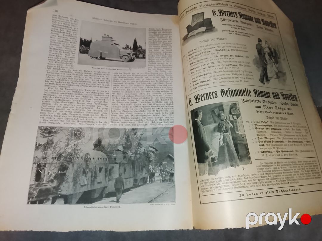 110 illik Alman 1-ci Dünya Müharibəsi jurnalı — Kitablar və jurnallar, Bakı (2)