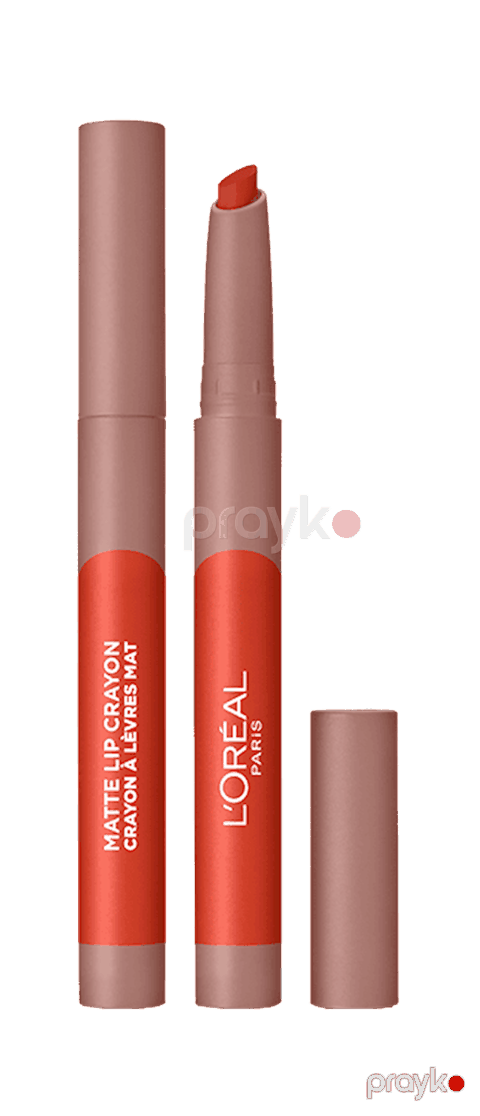 Dodaq boyası L'Oréal Paris Matte Crayon Infaillible 110 Caramel Rebel mat 1.3 q — Bakı