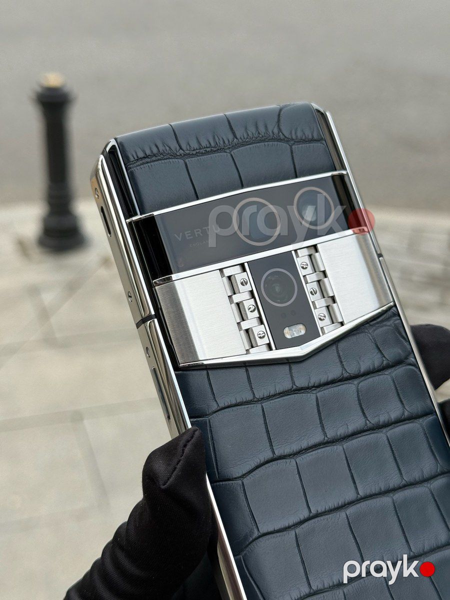 Exclusive Vertu Agent Q Blue Alligator 2025 — Smartfonlar, Bakı (10)