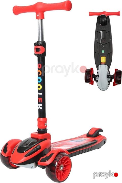 Skuter FRD VIPTech 3 təkər, LED işıqlı təkərlər, qatlanan, hündürlüyü tənzimlənən, 3-8 yaş — Bakı