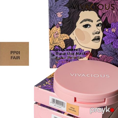 Kompakt kirşan Vivacious Oil Control Wet & Dry: Dual Use Matte Cake - PP01 Fair — Bakı