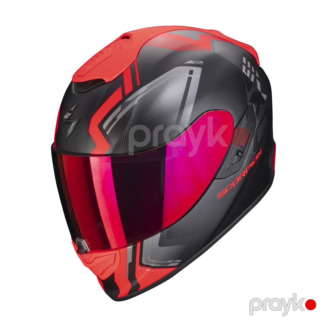 Dəbilqə üçün vizor Scorpion KDF16-1 EXO-391-520-1400-R1 Air Shield Maxvision Ready Red 59-526-77 — Mallar, Bakı (2)