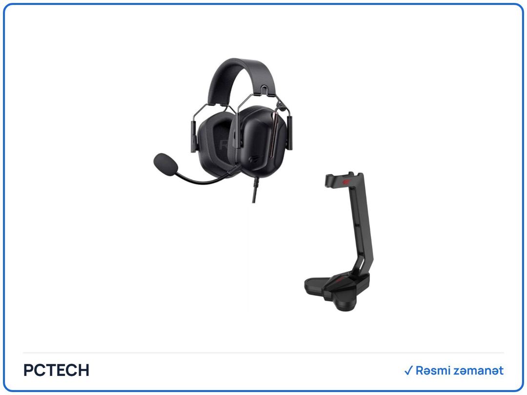 Havit kombo - Havit HY505 Gaming Stands+ Havit Gaming Qulaqlıq H2033D (HAV-QS-151) — Səs texnikası, Bakı