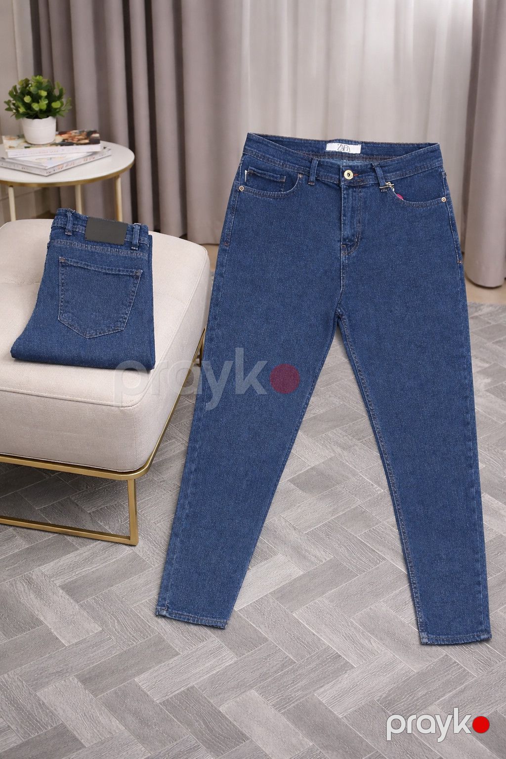 Kişilər üçün cins MB13, tünd göy, pambıq, ölçü 31 — Mallar, Bakı (2)