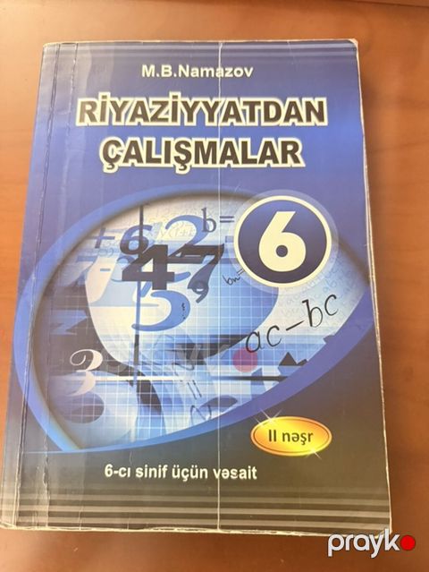Məhsul: “Riyaziyyatdan Çalışmalar” – 6-cı sinif üçün vəsait Müəllif — Bakı