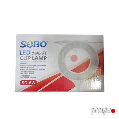 Çıraq akvarium üçün Sobo SD-6, işıq diodlu, 6 Vt — Bakı