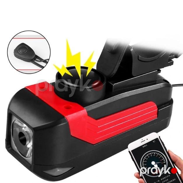Velosiped üçün ön sensorlu fənər Bikesport 108, yaşıl — Mallar, Bakı (2)