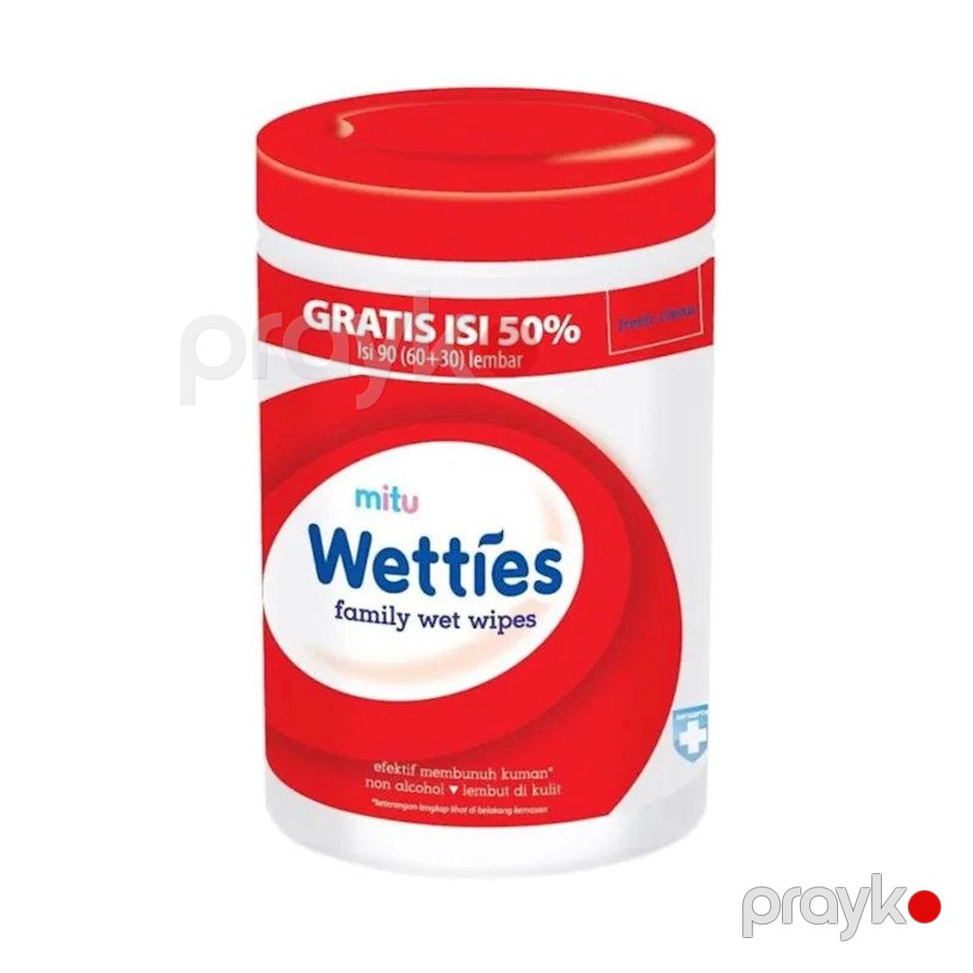Nəm salfetlər plastik qutuda Mitu Baby Wetties Family Wet Wipes Fresh Clean Bottle 90 ədəd — Mallar, Bakı (2)