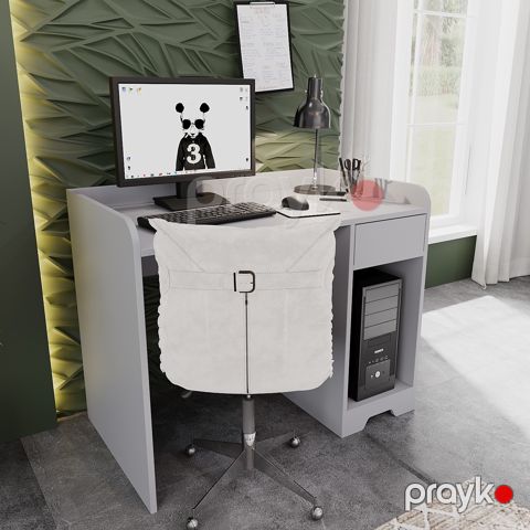 Yazı masası Mylife bizimOda0063, antrasit, 104x83x60 sm — Bakı