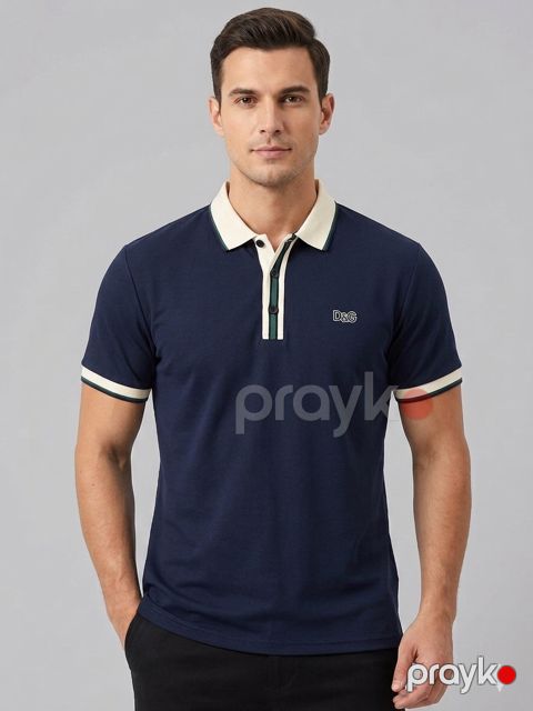 Kişi polo No brand L Mavi Pambıq M-382 — Bakı