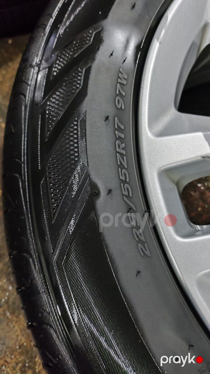 Chevrolet Malibu təkərləri 225/55 R17 — Ehtiyat hissələri və aksesuarlar, Bakı (4)