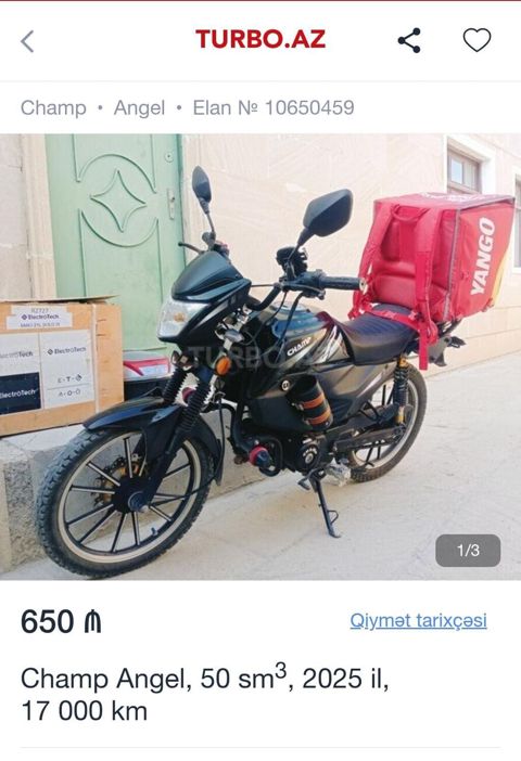 Angel 50 sm3 — Motosikletlər və mopedlər