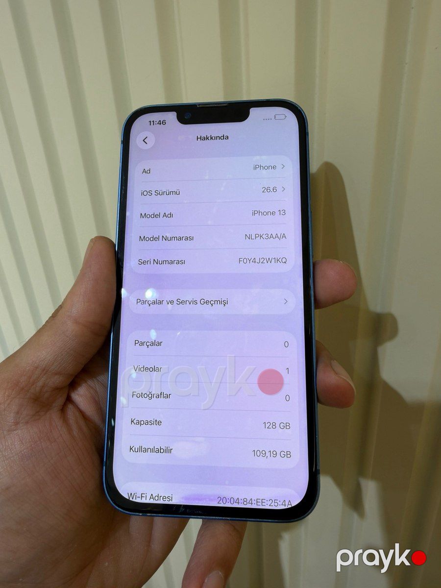 Apple iPhone 13 Blue 128GB/4GB — Smartfonlar, Bakı (2)