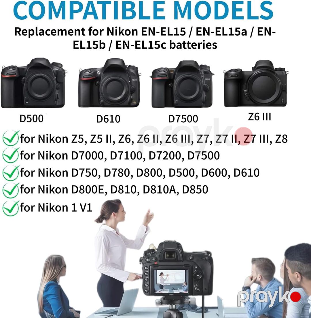 Батарея пустышка и адаптер для Nikon камер — Foto və video texnikası, Bakı (5)