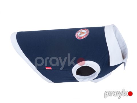 İtlər üçün futbolka Amiplay Oxford, 25 sm, ölçü XS, göy — Bakı