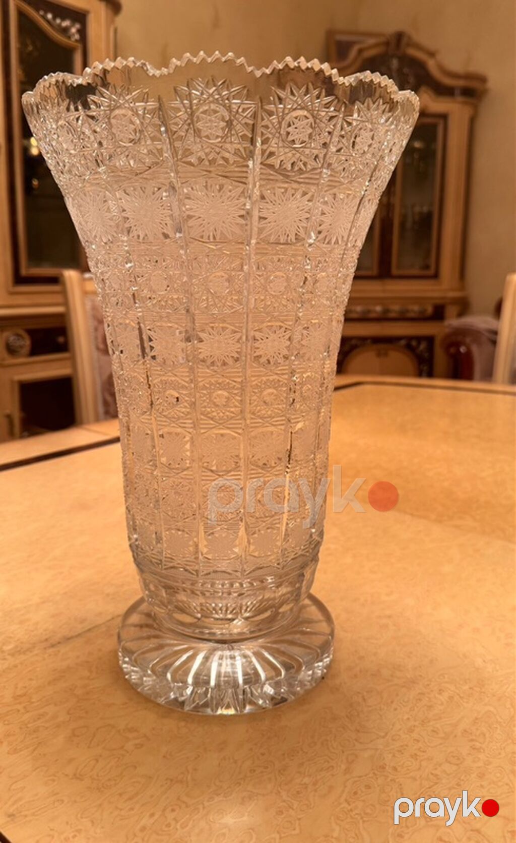 Bir vaza, Xrustal — Vaazalar, kreslolar, süni çiçəklər, Bakı (9)