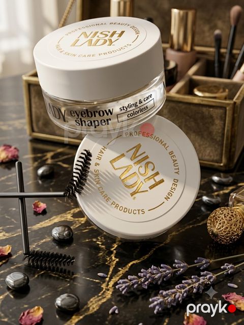 Gel-sabitləyici NishLady Eyebrow Shaper Styling &Care, şəffaf — Bakı