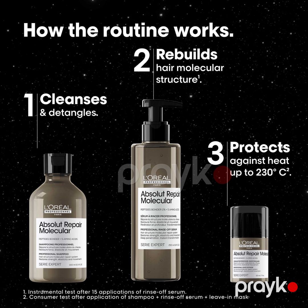 Qulluq üçün kosmetika dəsti L'Oréal Professionnel Absolut Repair Molecular - 3474637324629 — Mallar, Bakı (2)