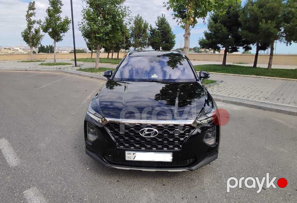 Hyundai Santa Fe, 2.0 L, 2019 il, 175 000 km — Avtomobillər, Bakı (3)