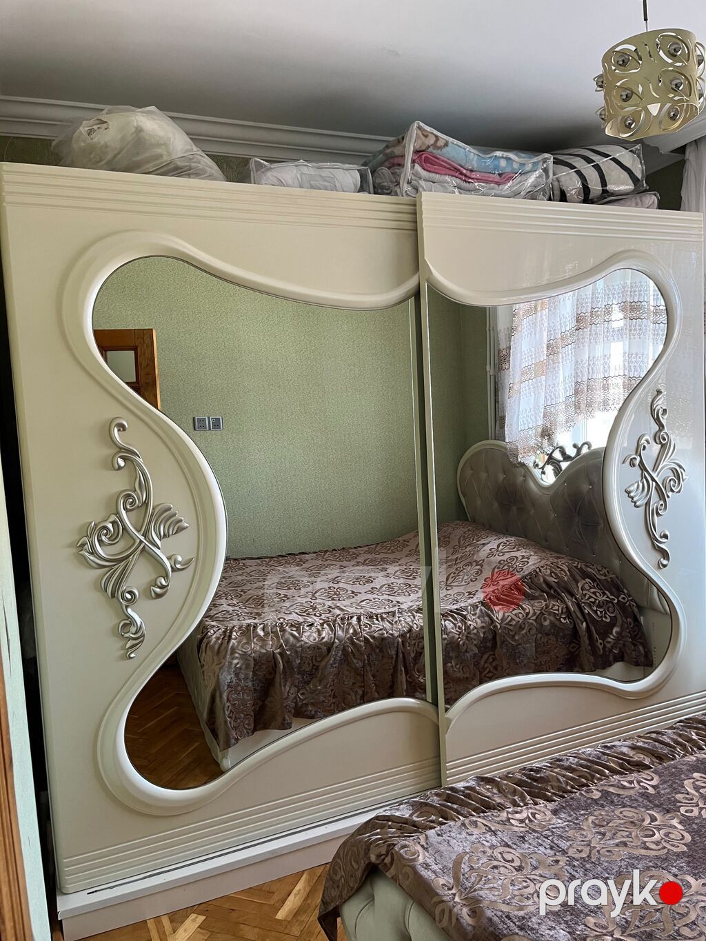 Güzgülü sürgülü qapılı dolab Sökülü vəziyyətdedi - Klassik — Şkaflar, Sumqayıt (4)