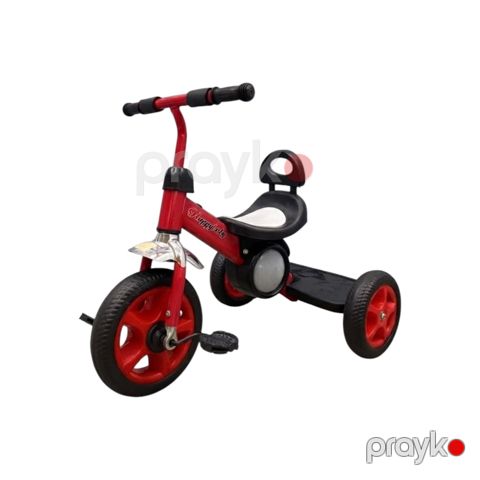 Üçtəkərli velosiped N-2003, 1-4 yaş, Qırmızı, Plastik, Metal — Bakı