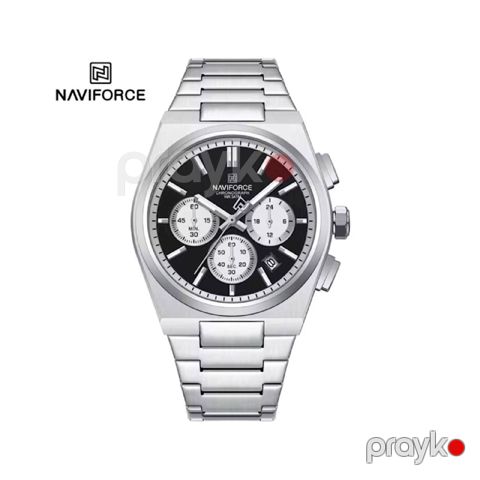 Qol saatı kişilər üçün NaviForce NF8048 Silver Black — Bakı