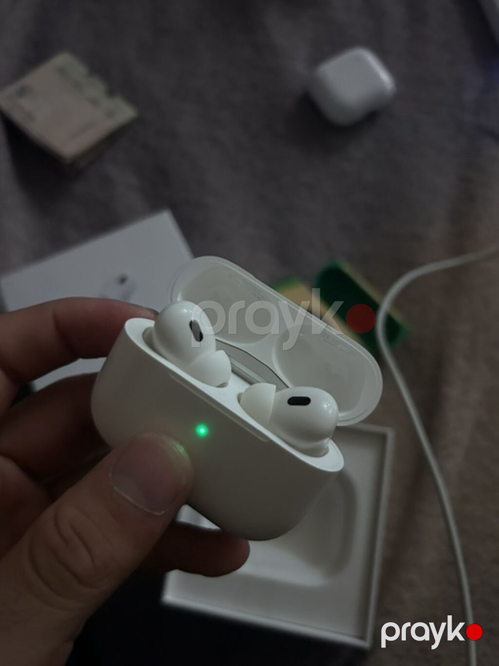 Airpods pro 2 noqte cizigsiz shekilde kimi 2 defe gulaga taxilib sonra — Qulaqcıqlar, Bakı (5)