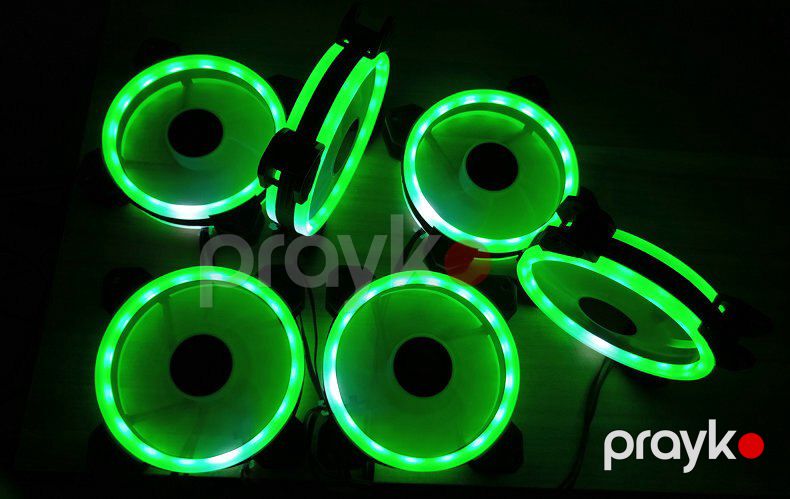 RGB kuler "Coolmoon Sunshine LED 120mm (Programable Case Fan)" — Kompüterlər və noutbuklar, Bakı (9)