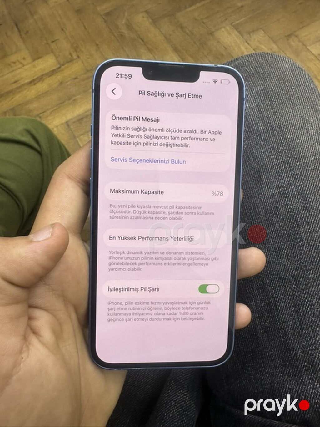 IPhone 13, Mavi, Face ID — Apple iPhone, Bakı (7)