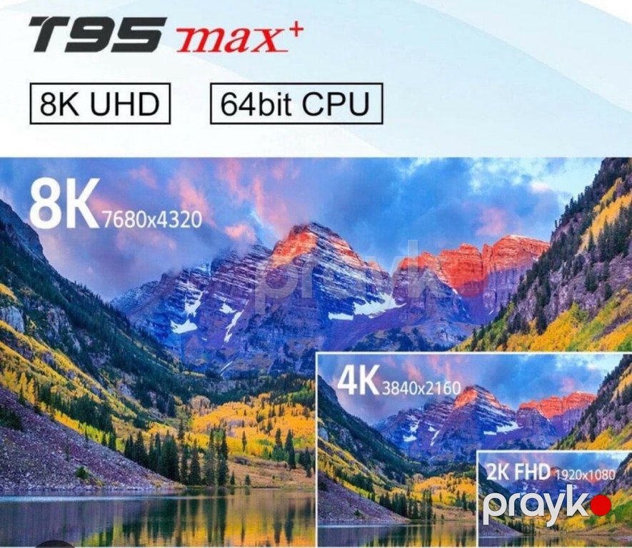 Android TV box 8 RAM 128 GB Android 12 — TV və Video, Bakı (9)