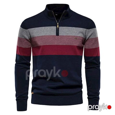 Kişilər üçün pulover Aıopeson 57-966, göy, pambıq/spandeks, ölçü L — Bakı