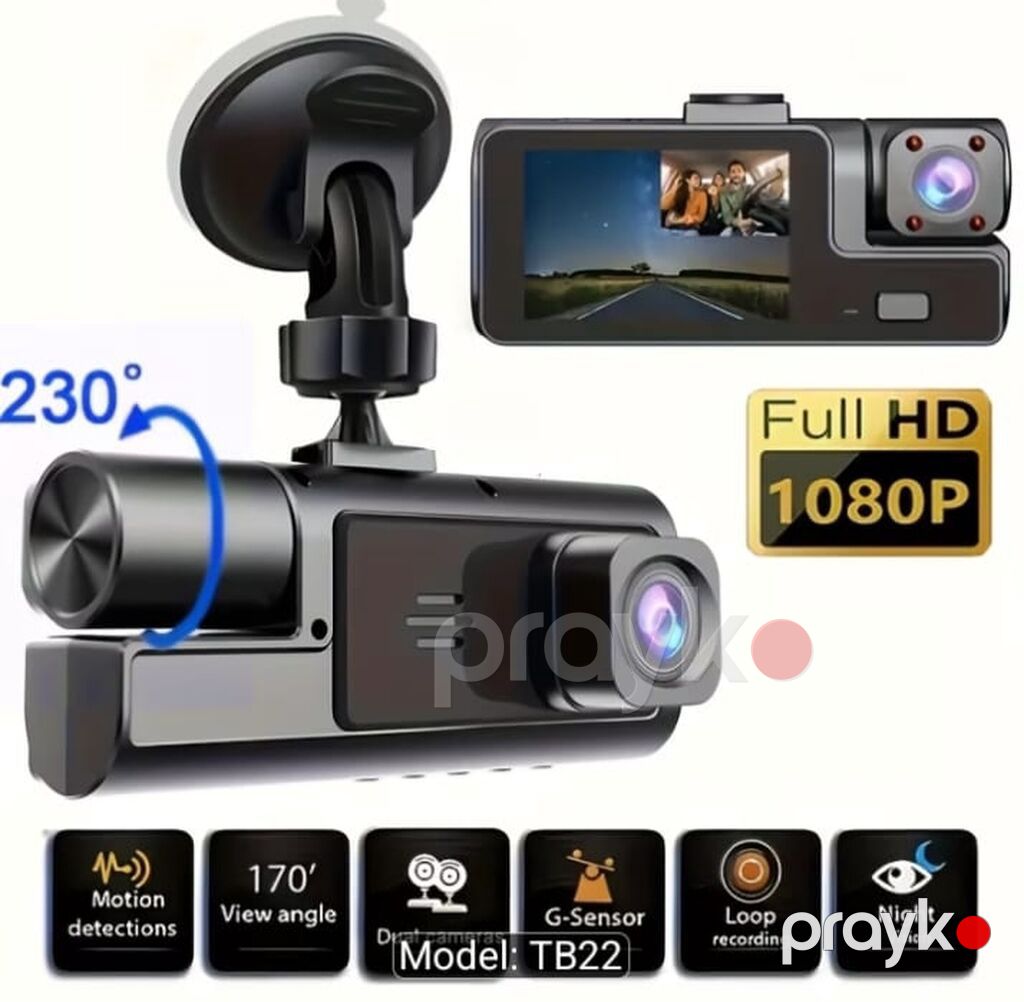 Üç kanallı avtomobil DVR sistemi və parklama monitor-kamera dəsti 1) — Video qeydediciləri, Mingəçevir (5)