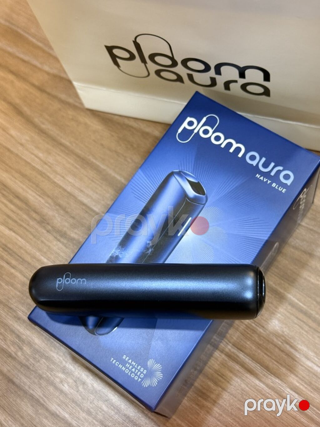 Ploom Aura tütün qızdırıcı cihazı – Navy Blue rəngdə. Şəkillərdə — Elektronik siqaretlər, Bakı (3)