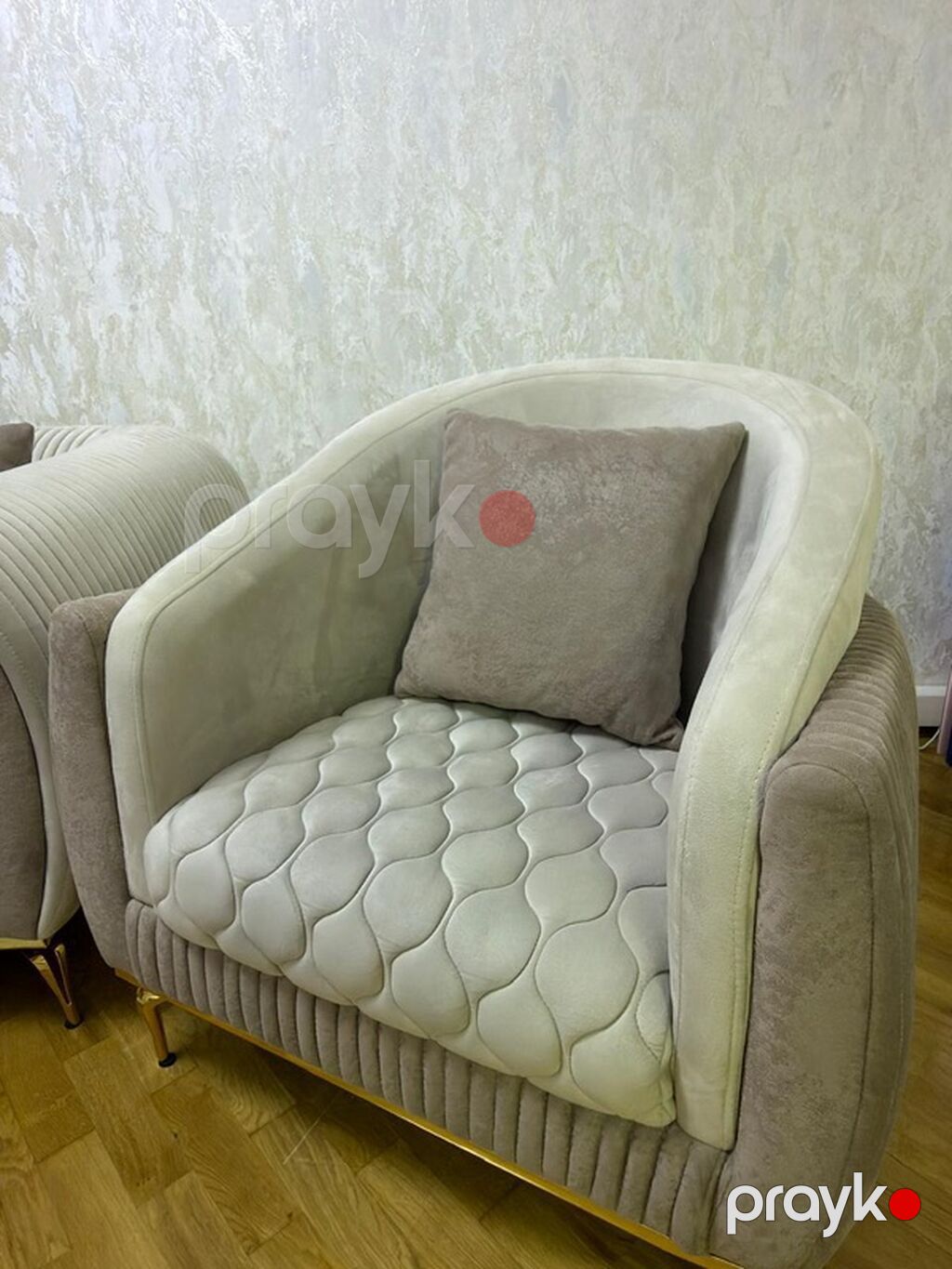 İşlənmiş, Divan, 2 kreslo, Bazasız, Açılmayan — Yumşaq mobilya dəstləri, Digah (4)